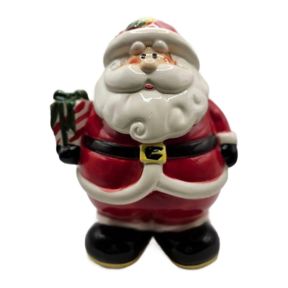 Vintage Christmas Santa Cookie Jar